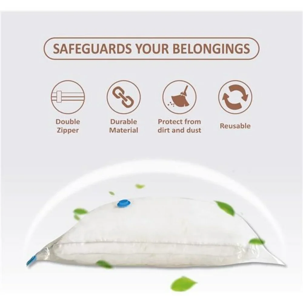 Vacuum Storage Bags 10 Small Vacuum Seal/Sealer Bags with Pump for Clothes